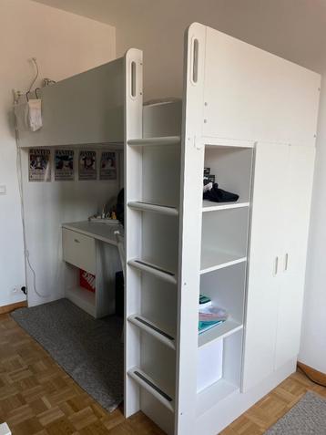 Lit mezzanine IKEA 1 personne, 100 cm, 210 cm, Une personne, 180 à 200 cm