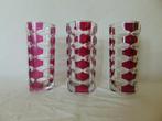 3 Vases. J G DURAND, Maison & Meubles, Utilisé, Moins de 50 cm, Rouge, Enlèvement ou Envoi