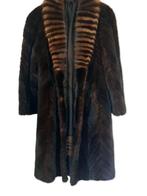 Manteau en fourrure de vison, Enlèvement ou Envoi, Brun, Porté, Taille 42/44 (L)