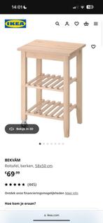 Ikea Roltafel keuken nieuw nog in doos en verpakkign, Ophalen, Beige, Nieuw, 50 tot 100 cm