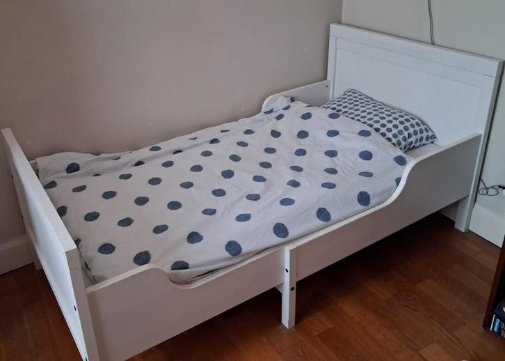 Lit évolutif IKEA SUNDVIK + sommier LURÖY + matelas VYSSA, Enfants & Bébés, Chambre d'enfant | Lits, Comme neuf, 180 cm ou plus