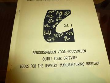 Catalogue d'outils pour orfèvres ou bricoleurs beschikbaar voor biedingen