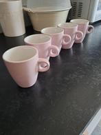 Lot de 5 tasses à café rose, Maison & Meubles, Cuisine | Vaisselle, Tasse(s) et/ou soucoupe(s), Autres styles, Enlèvement, Utilisé