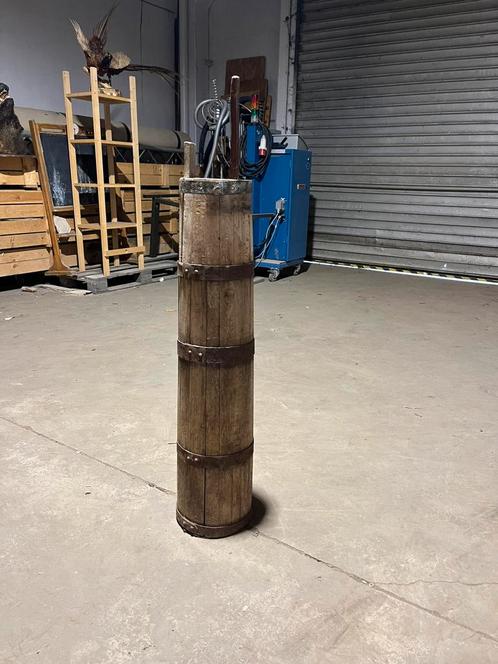 Oude houten boterkarn - rustiek vintage decor, Antiek en Kunst, Antiek | Gereedschap en Instrumenten, Ophalen