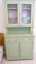 Leuke groen geschilderde kast, Ophalen, Gebruikt, 200 cm of meer, Minder dan 150 cm