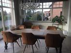 Eiken eettafel, Huis en Inrichting, Tafels | Eettafels, Ophalen, Gebruikt, 100 tot 150 cm, Eikenhout