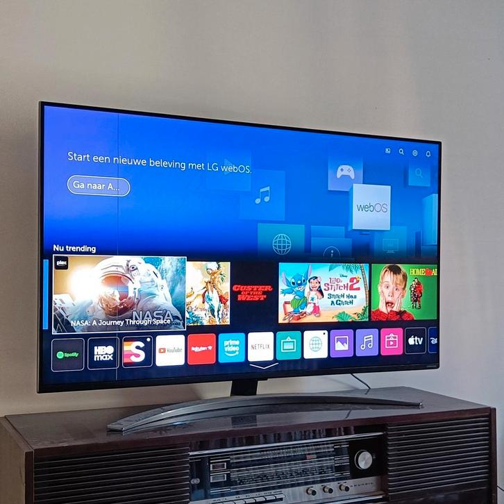 LG NanoCell smart-tv 49 inch - kleine beschadiging in scherm, Audio, Tv en Foto, Televisies, LED, 100 cm of meer, LG, Smart TV