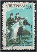 Vietnam 1984 - Yvert 551 - Grensbewakers te paard (ST), Postzegels en Munten, Postzegels | Azië, Verzenden, Gestempeld
