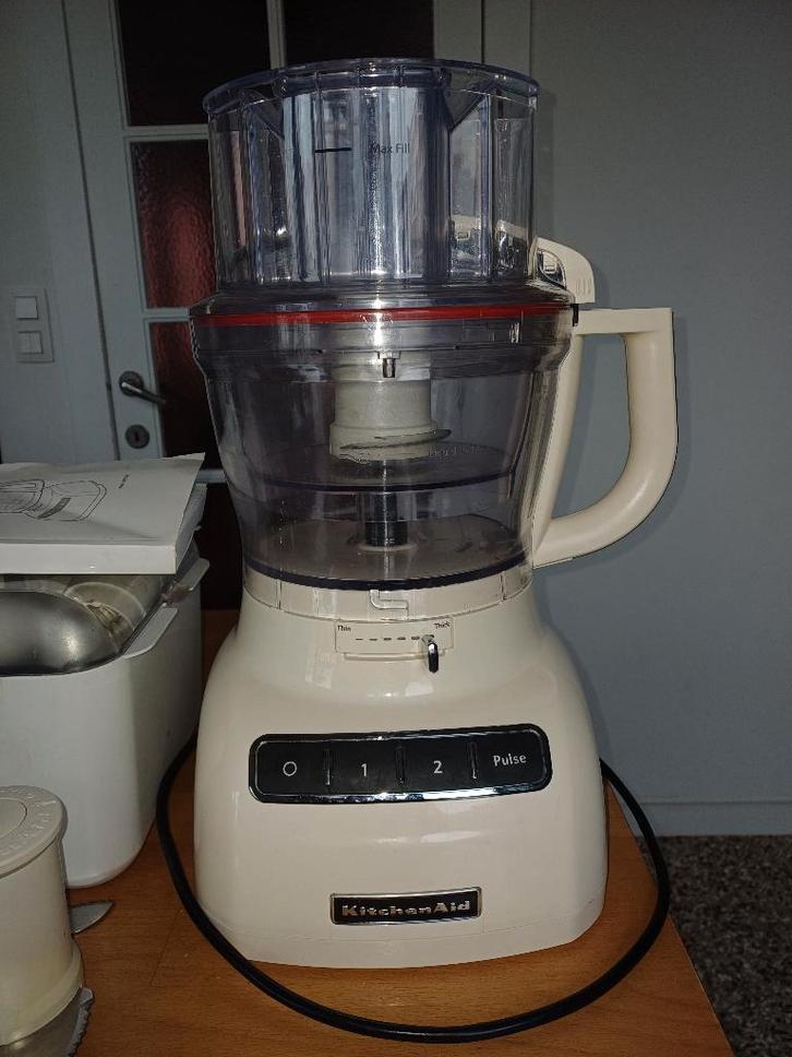 KitchenAid Food Processor, Elektronische apparatuur, Keukenmixers, Gebruikt, 2 tot 3 liter, 3 snelheden of meer, Vaatwasserbestendig