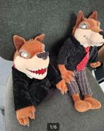 Efteling Grote Boze Wolf Knuffelpop en Handpop, Ophalen of Verzenden, Zo goed als nieuw, Beeldje of Poppetje