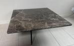 Salontafel marmerenblad vierkant, Ophalen, 50 tot 100 cm, Overige materialen, Vierkant