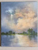 UFO Schilderij met Ufo's, vliegende schotels., Ophalen