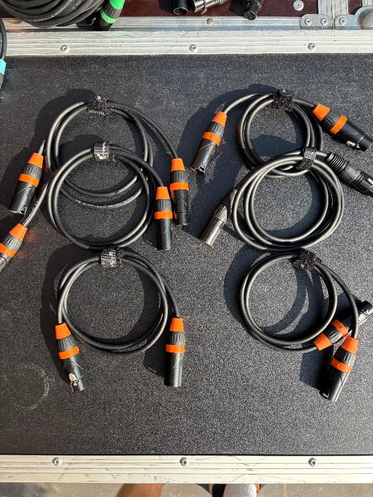 Câbles DMX 3pin 0,5|1M|2M|3M|5M, Musique & Instruments, Lumières & Lasers, Utilisé, Autres types, Enlèvement