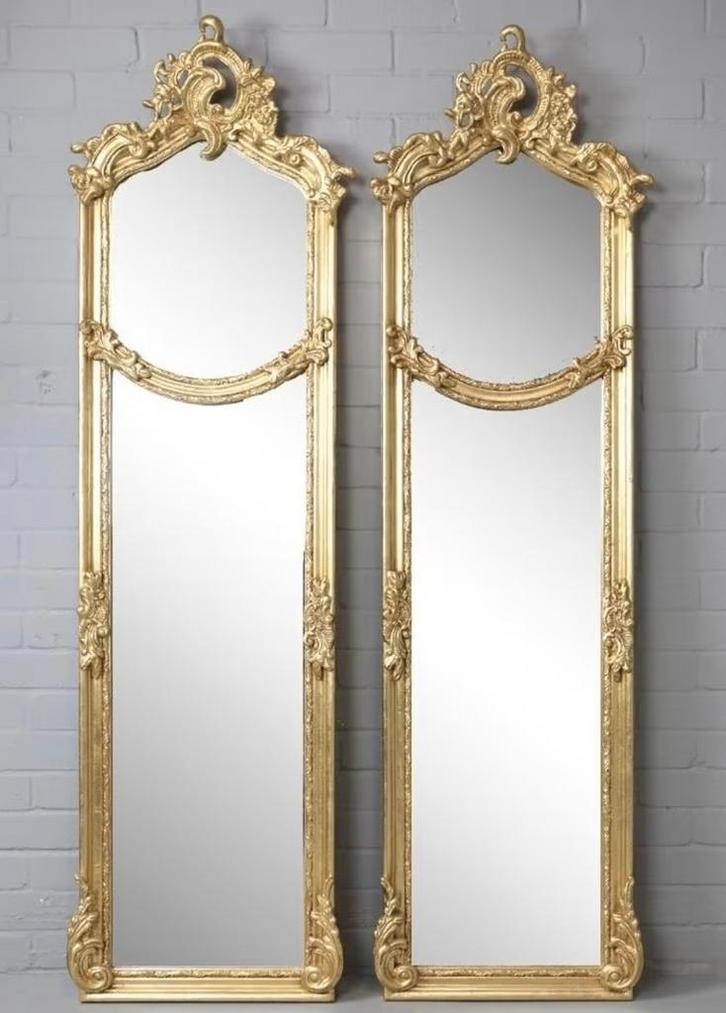 Prachtige barok passpiegel, Antiek en Kunst, Antiek | Spiegels, Ophalen