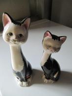 Twee katjes in porselein., Ophalen of Verzenden, Nieuw, Dier