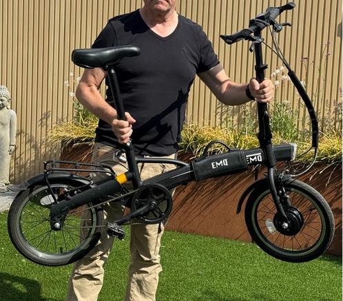 Minifiets Elektrisch (Merk: EMQ), Fietsen en Brommers, Fietsen | Vouwfietsen, Zo goed als nieuw, Overige merken, 16 tot 18 inch