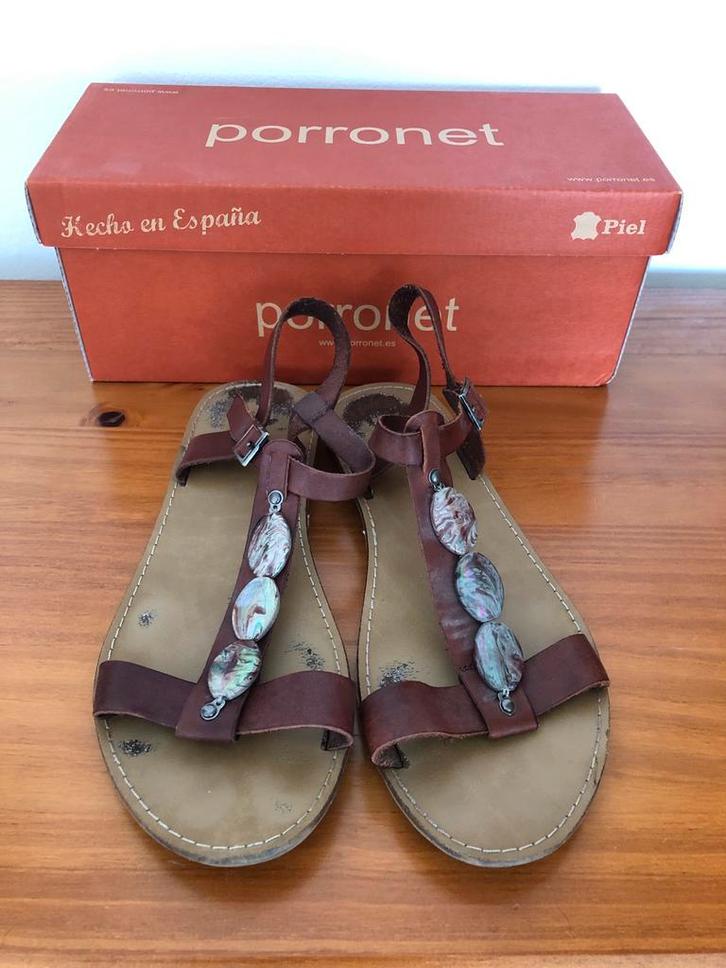 Sandalen met steentjes van Porronet maat 37, Kleding | Dames, Schoenen, Gedragen, Sandalen of Muiltjes, Ophalen of Verzenden