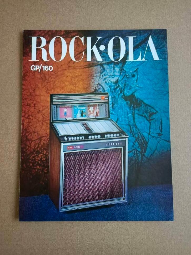 Folder: (Rock-Ola 431 Coronado) 1966 jukebox, Verzamelen, Automaten | Jukeboxen, Verzenden