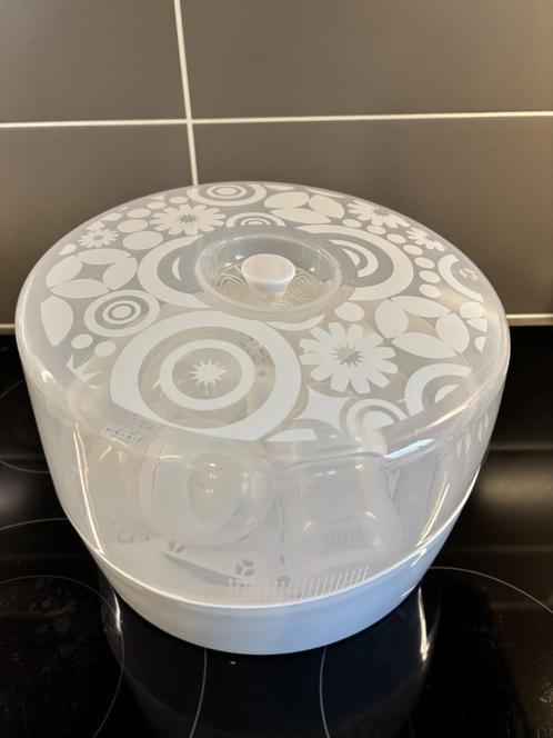 Difrax sterilisator voor magnetron, Kinderen en Baby's, Babyvoeding en Toebehoren, Zo goed als nieuw, Sterilisator, Ophalen