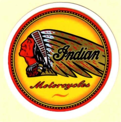Indian Motorcycle sticker #2, Motoren, Accessoires | Stickers, Verzenden
