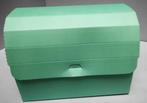 Bedankje Groen geribbeld koffer groot 1kg - 5 stuks voor 2€, Ophalen, Nieuw, Kraamcadeau