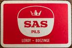 Speelkaart SAS PILS/LEROY-BOEZINGE, Verzamelen, Ophalen of Verzenden, Zo goed als nieuw, Speelkaart(en)