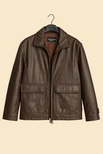 Trussardi Jeans jas – maat 48 – stijlvol en tijdloos, Bruin, Maat 48/50 (M), Ophalen of Verzenden, Gedragen