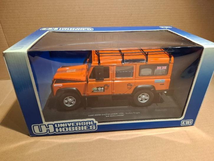 Universal Hobbies 1/18 Land Rover Defender 110 G4 Challenge, Hobby en Vrije tijd, Modelauto's | 1:18, Nieuw, Auto, Overige merken