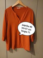 Blouse paprika 46, Kleding | Dames, Bruin, Maat 46/48 (XL) of groter, Ophalen of Verzenden, Zo goed als nieuw