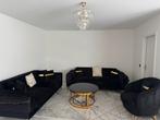 Luxe zwart-gouden marmer salon & eetkamer volledige set, Huis en Inrichting, Ophalen, Zo goed als nieuw