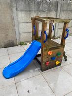 Houten speeltoestel met glijbaan voor in de tuin, Kinderen en Baby's, Ophalen, Gebruikt, Glijbaan