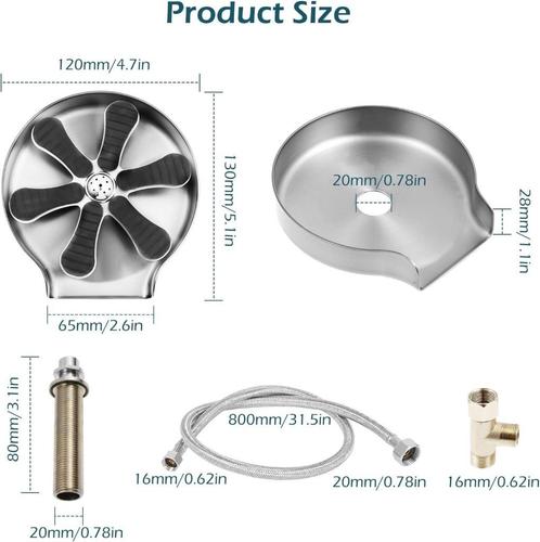 Dyna-Living Lave-verre automatique à pression pour évier., Huis en Inrichting, Keuken | Keukenelementen, Nieuw, Ophalen