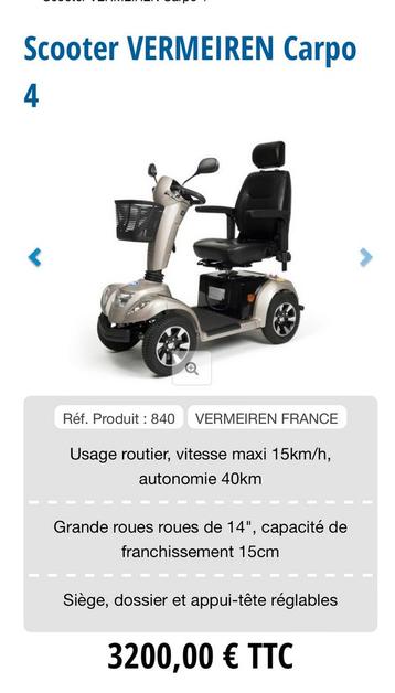 Scooter invalide 