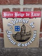 reclamebordje abbaye de bonne esperance, Panneau, Plaque ou Plaquette publicitaire, Utilisé, Enlèvement ou Envoi