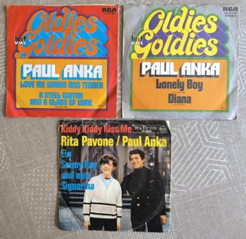 Paul Anka - 3 singles beschikbaar voor biedingen