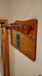 Vintage kapstok met spiegel en hoedenrek '60, Ophalen