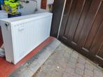 Witte paneelradiator 120 cm breed ; 60 cm hoog, 16 cm, Ophalen, 30 tot 80 cm, Radiator, Zo goed als nieuw
