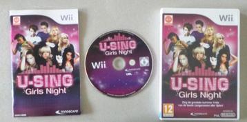 U-Sing Girls Night voor de Nintendo Wii Compleet  beschikbaar voor biedingen