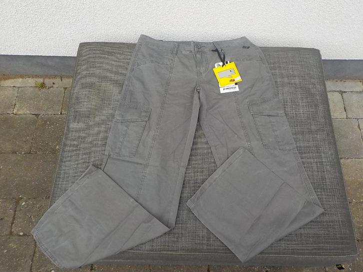 pantalon cargo vintage Protest - Tonya - Taille L/40 - neuf, Vêtements | Femmes, Jeans, Neuf, W30 - W32 (confection 38/40), Gris