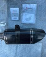 Ligne akrapovic racing mt07 / tracer 700 / r7, Motoren, Ophalen, Gebruikt