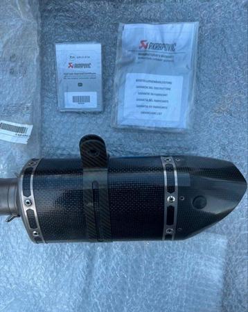 Ligne akrapovic racing mt07 / tracer 700 / r7, Enlèvement, Utilisé