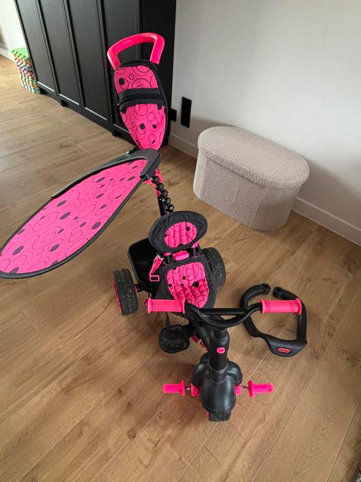 Little Tikes 4-in-1 Deluxe driewieler, Fietsen en Brommers, Fietsen | Driewielers, Gebruikt, Duwstang, Ophalen