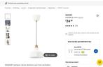 Plafondlamp Ikea, Huis en Inrichting, Ophalen of Verzenden, Zo goed als nieuw, Metaal, Industrieel