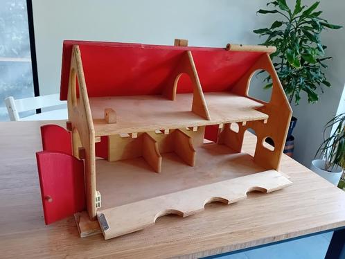Houten speelgoed boerderij, Kinderen en Baby's, Speelgoed | Houten speelgoed, Gebruikt, Meubelstuk of Keukentje, Ophalen