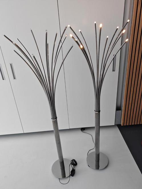 Ikea vloerlamp Hovnas - 2 maal, Huis en Inrichting, Lampen | Vloerlampen, Zo goed als nieuw, 150 tot 200 cm, Metaal, Ophalen