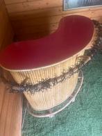 Vintage Rotan rieten Bar + Barkast + planten slang, Antiek en Kunst, Ophalen