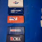 CONTAINERS CMA-CGM SET -H0-, Ophalen of Verzenden, Zo goed als nieuw, Overige merken