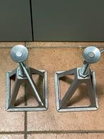 Steunen voor caravan, camper, aanhangwagen, Caravans en Kamperen, Ophalen, Gebruikt