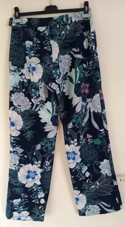 Gigue zomerbroek basistint blauw maat 38, Kleding | Dames, Broeken en Pantalons, Zo goed als nieuw, Maat 38/40 (M), Blauw, Lang