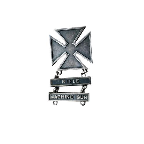 WWII US Marksman Badge Rifle, Machine Gun, Verzamelen, Militaria | Tweede Wereldoorlog, Ophalen of Verzenden
